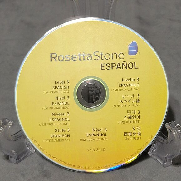 Rosetta Stone Spanish Totale V4 Level 3, Disc Only - Picture 1 of 2